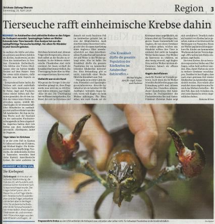 Zürichsee Zeitung 26.4.2018